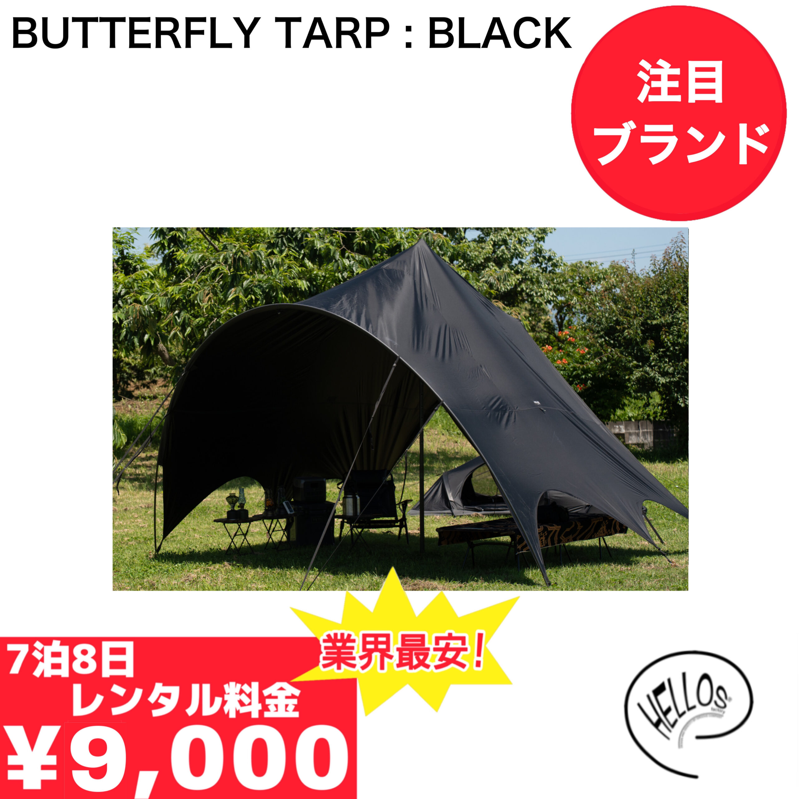 バタフライ ヘキサタープ