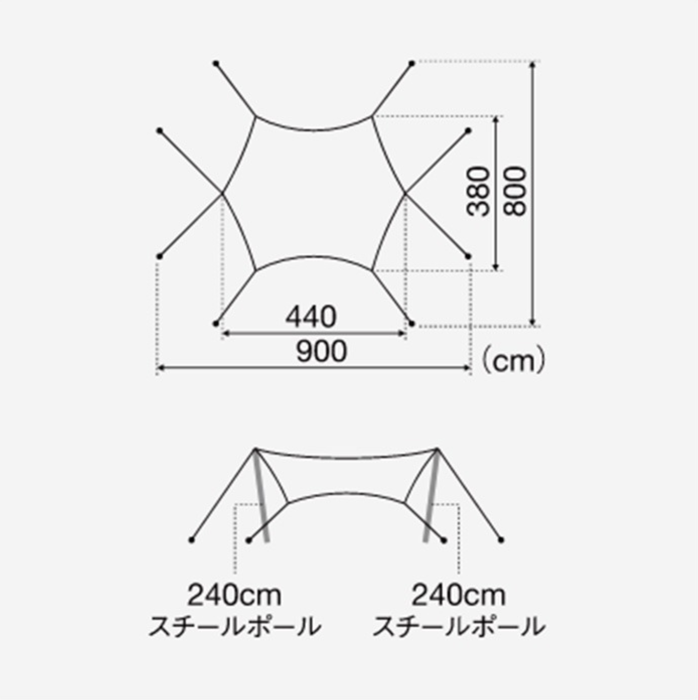 ランドネストドームMテントタープセット/snowpeak - TENT MONSTER RENTAL
